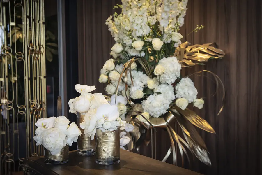 Black and gold decorative styling detail